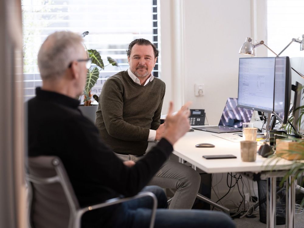 Roy en Martijn in gesprek
