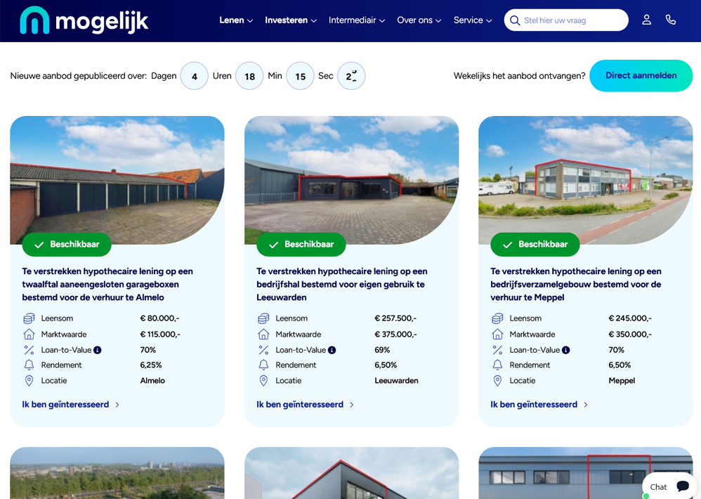 Samenwerking Mogelijk Vastgoedfinancieringen en Laravel developers van Websteen